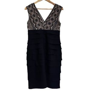 Jessica Howard Black Lace Dress